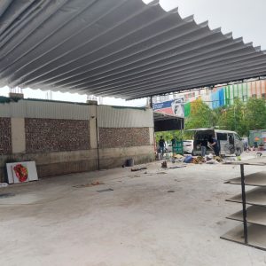 Đơn vị thi công lắp đặt mái che xếp thông minh uy tín