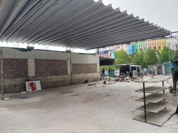 Đơn vị thi công lắp đặt mái che xếp thông minh uy tín