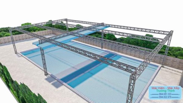 Đơn vị lắp đặt mái hiên di động Hà Nội uy tín chất lượng