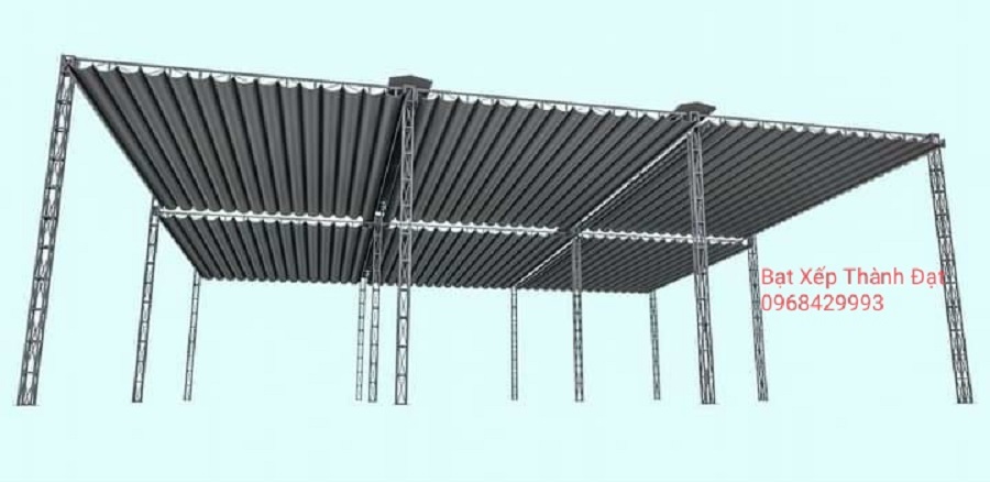 Giá bạt che di động Hà Nội bao nhiêu tiền 1m2