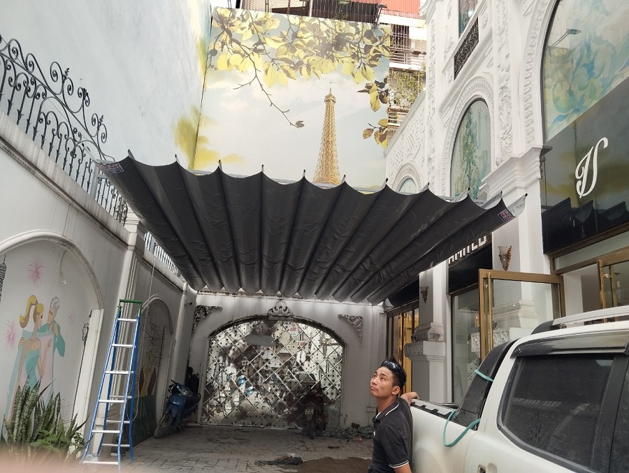 Mái che di động đẹp Hà Nội tô điểm cho ngôi nhà của bạn