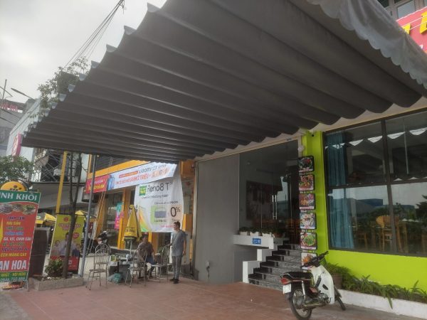 Đơn vị lắp đặt mái hiên di động Hà Nội uy tín chất lượng