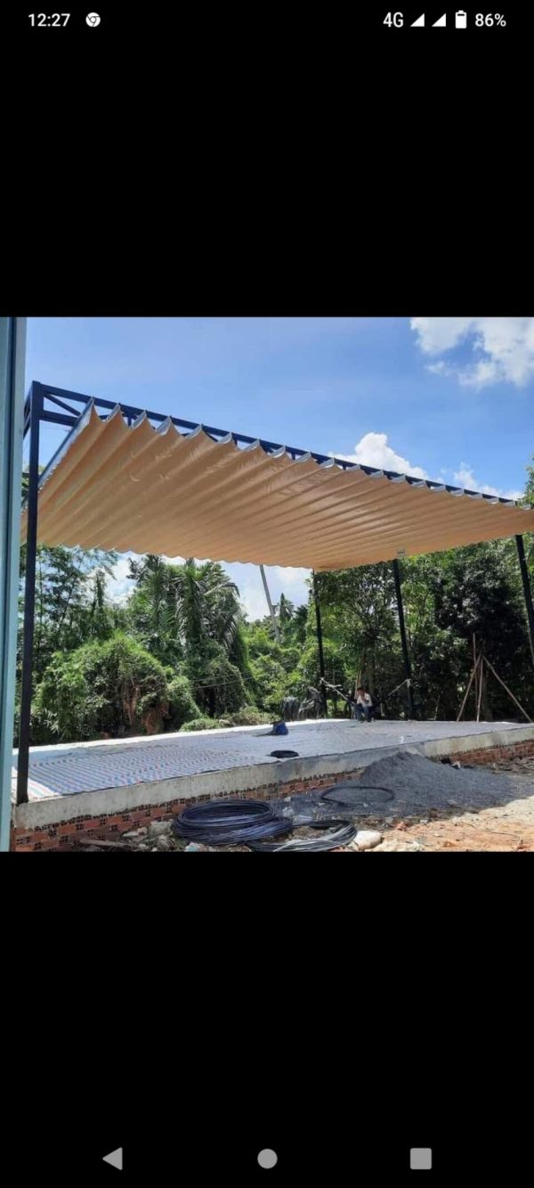 Lắp đặt mái hiên điều khiển từ xa cam kết giá tốt