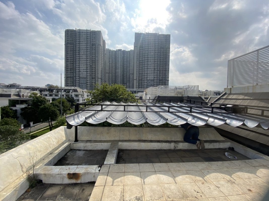 Lựa chọn mái xếp kéo lượn sóng Hà Nội giá rẻ chất lượng