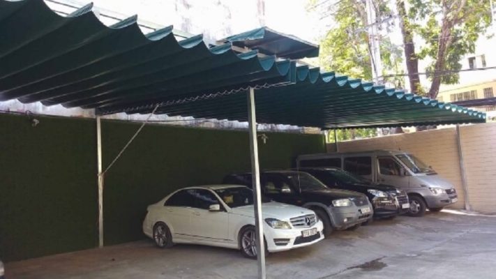 Nhận lắp đặt thi công bạt mái hiên đẹp che nắng che mưa